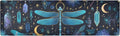 Dark Blue Dragonflies Stars Moons Trivet Table Runner Heat Resistant 230F for Hot Dishes Pots Plates Kitchen Dining Table Protector Decorative 39.37 X 11.8 Inch