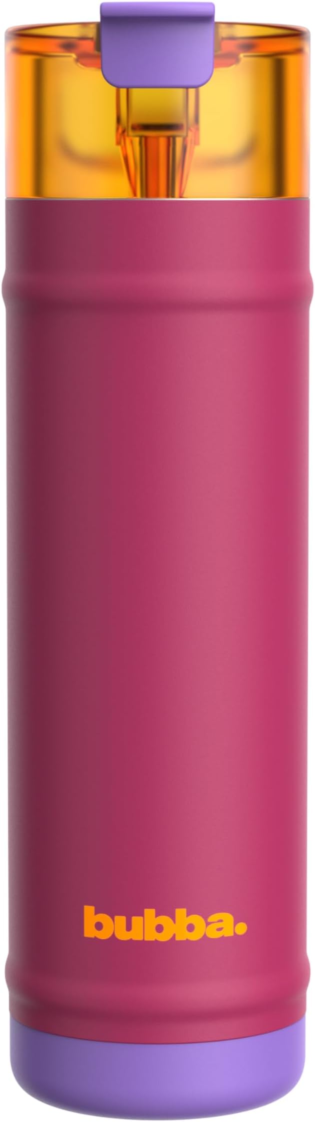 bubba 24 oz Dualsip Insulated Stainless Steel Water Bottle with Straw - Reusable, Leakproof, Lightweight, Dishwasher Safe, Lead-Free and BPA-Free, Locker Love