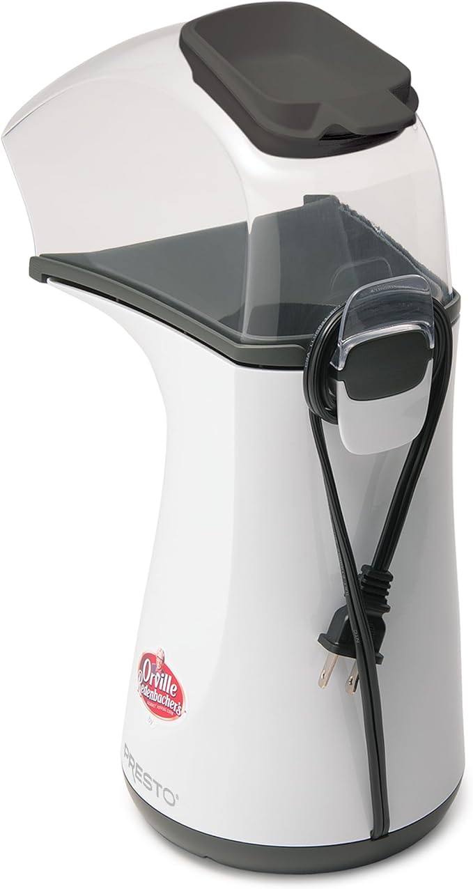 Presto 04821 Orville Redenbacher's Hot Air Popper, 1 Liters, White