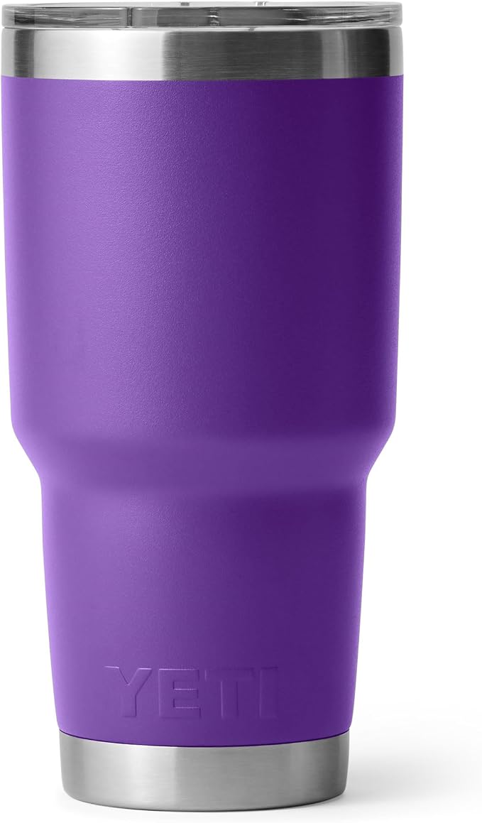 YETI Rambler 30 oz Tumbler, Stainless Steel, Vacuum Insulated with MagSlider Lid, Pace Purple