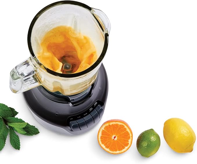 PowerXL Boost Blender, 4 Speed, 800 Watts, 48-oz Glass Jar, Black