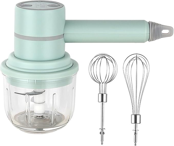 Rechargeable wireless egg beater electric milk frother household whipper mixing handheld small baking(Beautifulwhitehd03)