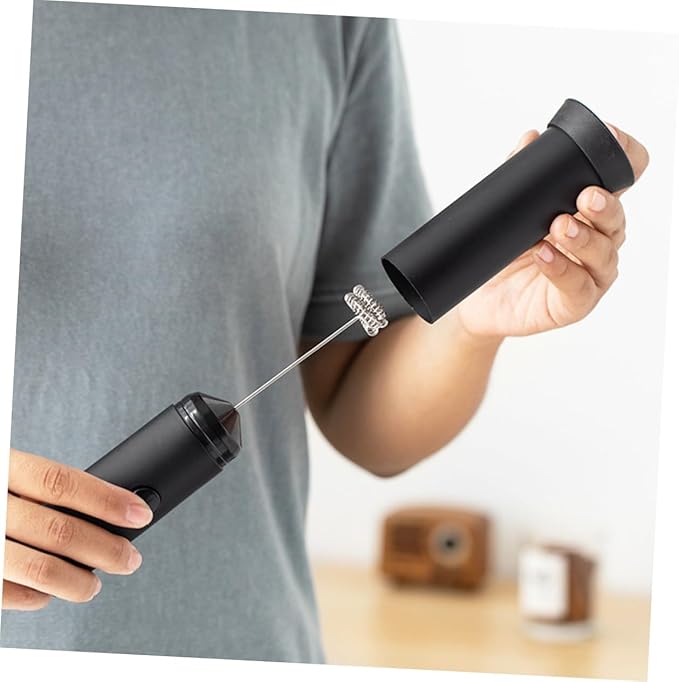 LIFKOME Handheld Electric Milk Frother Mixer Multi-Speed Whisking Tool for Lattes and Cappuccinos Portable Milk Foam Maker for Home Kitchen Use