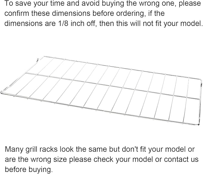 316496201 316496202 Oven Rack Unit 24.02" x 15.94" for Frigidaire Range Oven (Note: Make sure to measure the size accurately before placing an order)