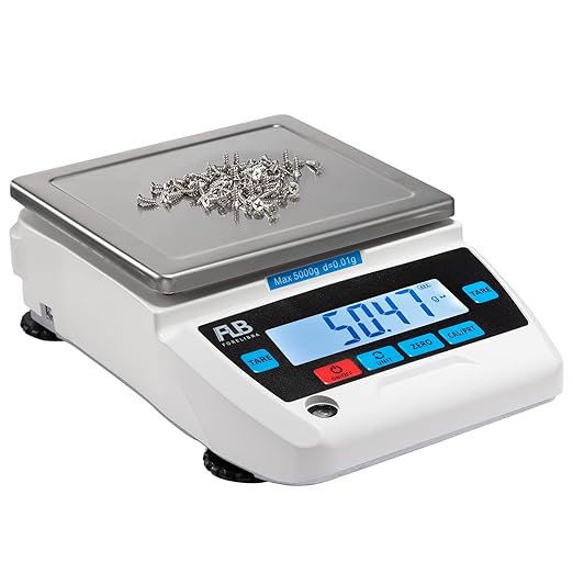 Lab Scale 5000g 0.01g Digital Precision Analytical Balance DWT Unit 10mg High Precision Electronic Balance Jewelry Scale Kitchen Scale Scientific Scale Balance