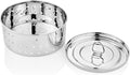 Trisara Stainless Steel Round Paneer Maker/Mould with Lid | 12.5 cm |Size 3 | Curd/Cheese/Tofu Maker | Strainer for Paneer/Tofu | Homemade Paneer Press/Machine