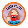Crave Beverages Flavored Coffee Pods, Compatible with 2.0 K-Cup Brewers, Single Serve French Vanilla, 100 Count