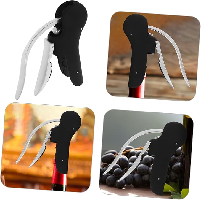 SHOWERORO Corkscrew Wine Opener Lever Pump Manual Handheld Corkscrew for Wine Bottles Easy to Use