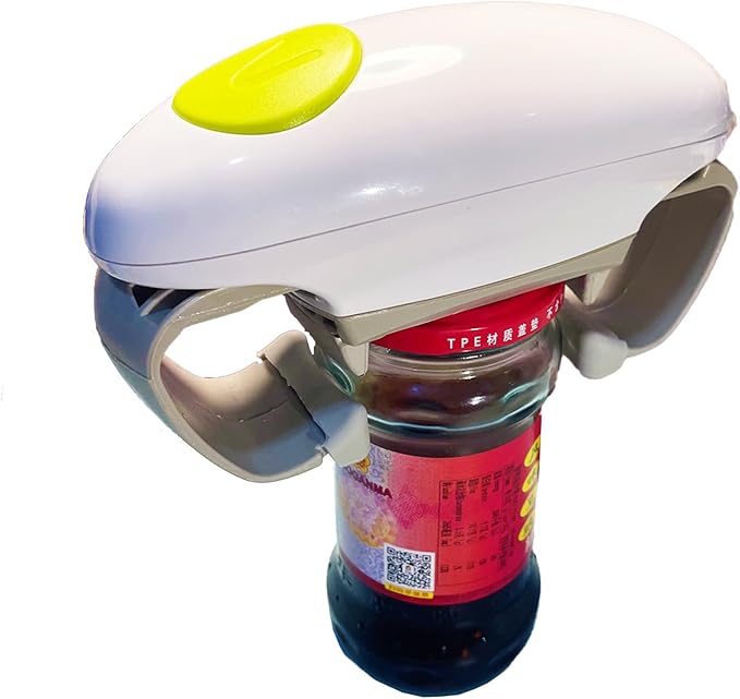 Jar Opener for weak hands, Automatic Jar Opener for seniors with arthritis, Electric Jar Openers for Seniors, Fits 1.2" - 3.5" Lid size, Suitable for the elderly/arthritis (High version）