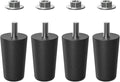 Set of 4 Rubber Feet for Blackstone Griddle Parts, Leveling Feet Kit for Blackstone 17" and 22" Tabletop Griddle Accessories, Long Stabilizing Foot and Screw Nut Replacement Parts