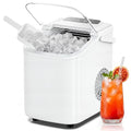 NEWBULIG Ice Maker, Countertop Ice Machine with Handle | 9 Bullet Cubes in 6-8 Mins, 26lbs Daily, Self-Cleaning with Basket and Scoop for Home/Kitchen/Camping/RV
