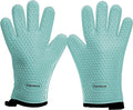 KITCHEN PERFECTION Silicone Smoker Oven Gloves -Extreme Heat Resistant BBQ Gloves -Handle Hot Food Right on Your Smoker Grill Fryer Pit|Waterproof Oven Mitts Grill Gloves |Superior Value Set+3 Bonuses