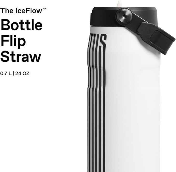 Stanley 1913 Flip Straw Sports Water Bottle 0.7L - Juventus | 10 Hours Cold - 3 Days Iced - BPA-Free - Leak Resistant - Dishwasher Safe - Fits Cup Holder