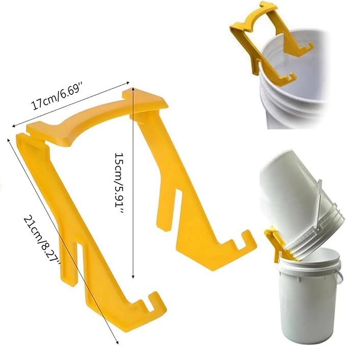 Honey Bucket Honey Extraction Tool Set,8 Tools and A Total of 19 Items，5 Gallon Honey Uncapping Tank Holder，Honey Bucket Frame Holder，Uncapping Fork Knife, Honey Gate, Honey Filter Bag