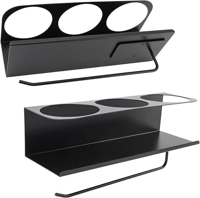 HONUTIGE 2 Pack Magnetic Stanley Cup Holder for Fridge, Water Bottle Organizer for Stanley 30&40 oz Tumbler, Strong Magnetic for Cup Organizer Holder, Cups Storage Rack for Kitchen Cabinets