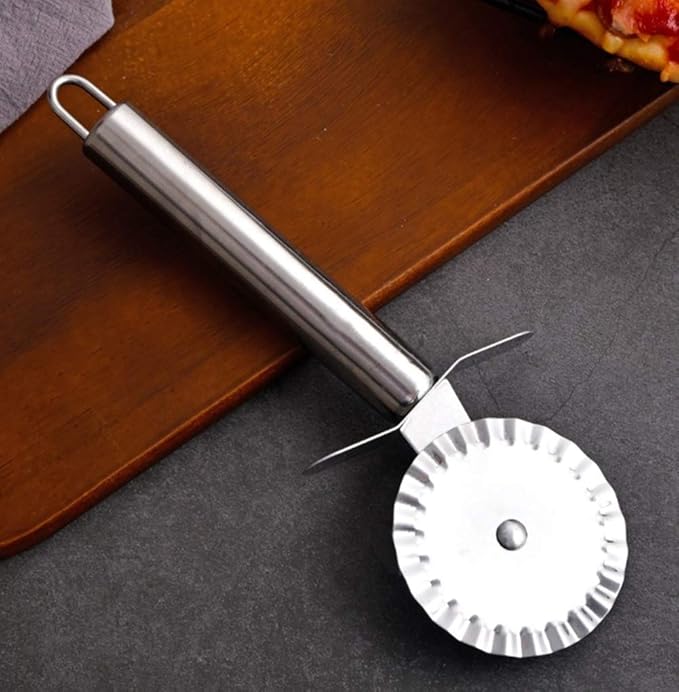 Pizza Cutter Wheel, Quality Stainless Steel Pizza Cutter, Super Sharp Pizza Slicer with Non Slip Handle, Easy to Clean
