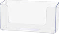 Marketing Holders 12 Pack 5" W Brochure Holder Menu Display Countertop Bin Booklet Horizontal Literature Printed Material Organizer Take One Clear Acrylic Horizontal for Retail and Coffee Shops