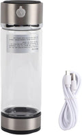 420ml Hydrogen Water Bottle Portable Hydrogen Water Generator USB Charging Rich Hydrogen Water Purifier Filter Glass Bottle