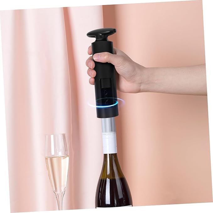 6pcs Rotary Corkscrew Set Vacuum Wine Pourer Effortless Wine Opener for Home Parties Weddings Restaurants Design Compact for
