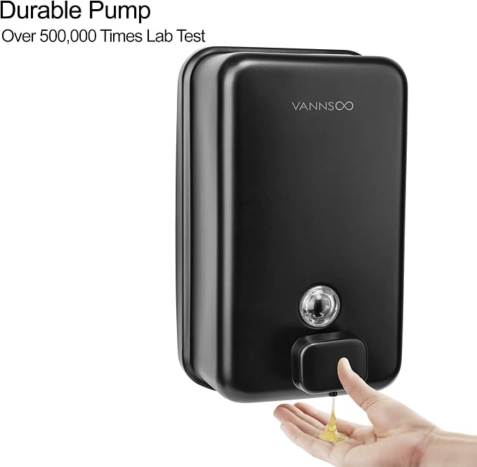 Black Soap Dispenser and Toilet Seat Cover Dispenser