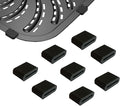Air Fryer Rubber Bumpers for 2.1QT COSORI Air Fryers, 8PCS Upgraded Air Fryer Sililcone Rubber Feet Tabs Tips Sides Parts Stoppers for 2.1 Quart COSORI Air Fryer Tray