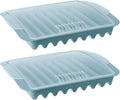 Microwave Bacon Cooker Rack with Plastic Transparent Lid - Crispy & Grease-Free (2 PCS)