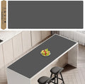 78.7''x23.6''(200cmx60cm) Extra Large Silicone Mat for Kitchen Counter, Heat Resistant Non-Slip Kitchen Island Protector Mat, Silicone Placemat for Countertop Protector, Dark Gray