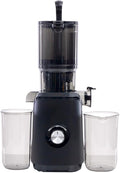 Cold Press Juicer, 92% High Nutrient Retention Slow Masticating Juicer with Wide 4.25" Chute & Reverse Function, Low Heat Oxidation, Easy Clean Quiet Motor, Black