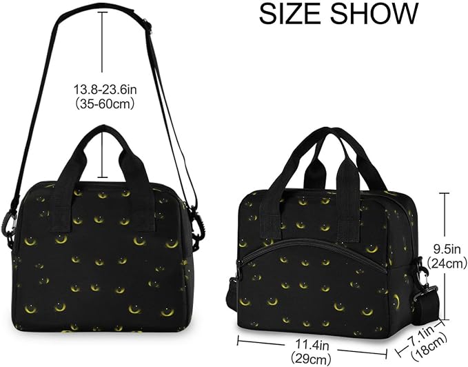 Insulated Lunch Bag Reusable Lunch Tote Bag Cooler Bag for Women Men Adult Lunch Box with Adjustable Shoulder Strap Leakproof Lunch Bag for Work Picnic Camping (color-8)