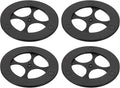 uxcell 4 Pcs Lazy Susan, 9 Inch Turntable Organizer 360 Degree Rotating Ball Bearing Turntable Organizer with Base for Kitchen Cabinet Pantry Organization and Storage, Black