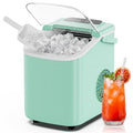 NEWBULIG Ice Maker, Countertop Ice Machine with Handle | 9 Bullet Cubes in 6-8 Mins, 26lbs Daily, Self-Cleaning with Basket and Scoop for Home/Kitchen/Camping/RV