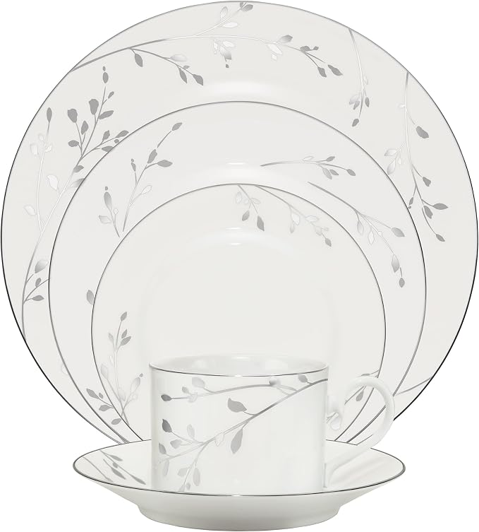 Noritake Birchwood 5-piece Place Setting, White