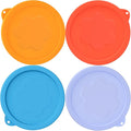 2 Cup Silicone Replacement Lids Storage Cover for Pyrex 7200-PC and Anchor Hocking Glass Bowls (Container not Included) 4 Pack Microwave, Dishwasher and Freezer Safe
