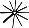 Umbra Fanfare Silicone Trivet (Set of 2), Black