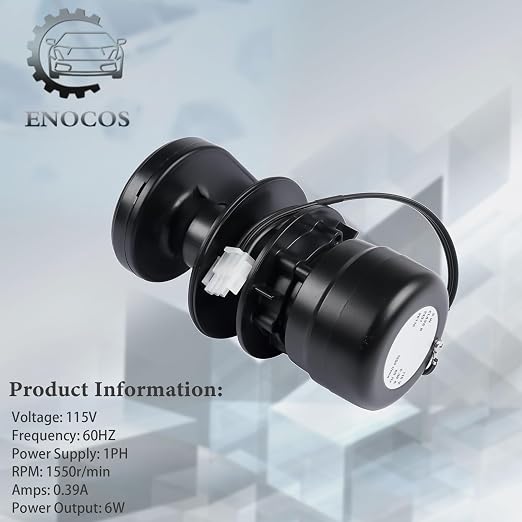 2008929 Ice Machine Water Pump Compatible with Manitowoc Ice Machine I0322, IY0325W and SR0420AP Models, 6W, 0.39A, 60/50HZ, 1550r/min, Replacement# 8251129 2007679 Ice Maker Water Pump