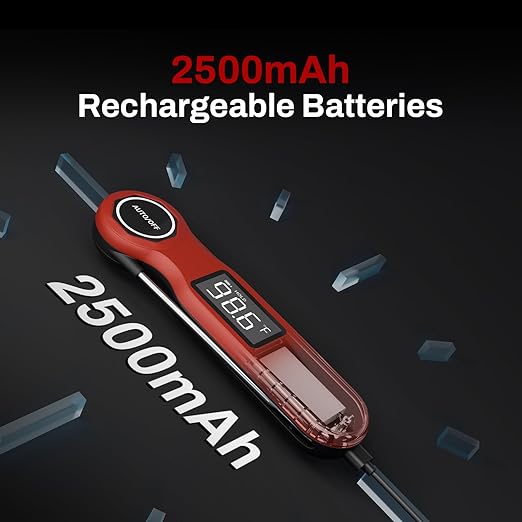 0.5 Seconds Fast Read Instant Meat Thermometer for Cooking, Digital Waterproof Food Thermometer for Kitchen Smoking and Other Daily Uses