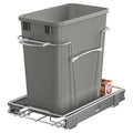 Pull Out Trash Can for Kitchen Cabinets, Under Sink Garbage Bin with 35 Qt / 8.75 Gal can, Full Extension Slides, Heavy-Duty Steel Frame Requires Minimum 13" W x 22" D Cabinet Opening