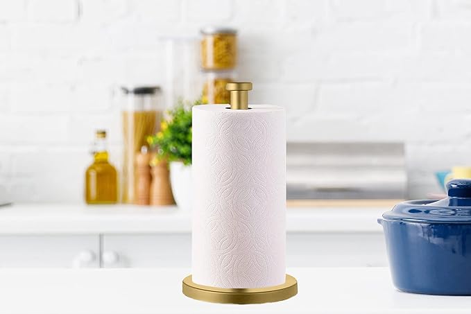 Countertop Gold Paper Towel Holder