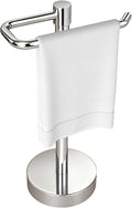 YUMORE Hand Towel Holder Stand Countertop Towel Rack Free Standing Towel Bar Hanger for Bathroom Kitchen