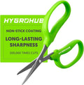 Garden Scissors Small Pruning Shears Gardening Snips Non-Stick Coating Sharp Steel Blade for Precise Cutters Bonsai Trimmer for Plants Flower Herb
