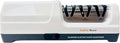 Simple Sharp Professional Electric Knife Sharpener | 3 Stage Precision Sharpening System for Straight and Serrated Blades with Diamond Abrasives | Effortless Precision Sharpening (White)