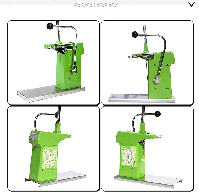 JIAWANSHUN Manual Clipping Machine Plastic Bag Clipper Sealing Machine Food Packaging Sealer Stapler Taping Machine Bag Neck Stapler with 2000pcs U-shaped Staples for Supermarket
