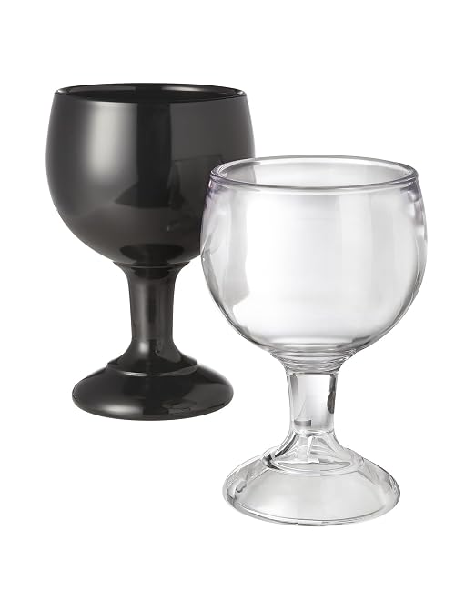 G.E.T. GOB-20-1-SAN-CL Shatterproof Heavy-Duty Plastic Margarita Beer Schooner (Case of 12)