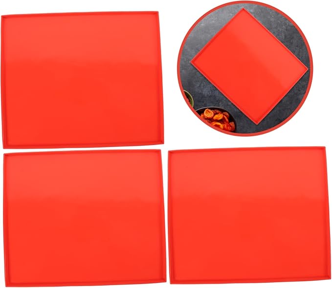 Alipis 12pcs Silicone Dehydrator Mats Food-grade Silicone Sheets for Baking and Drying Fruits Vegetables and Snacks Reusable Baking Trays