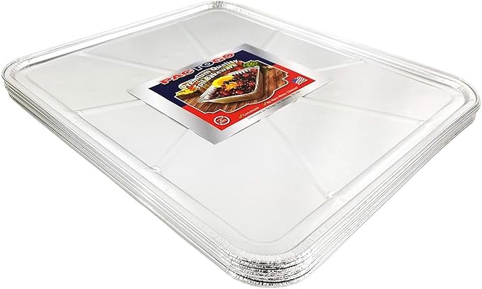 Pactogo Disposable Aluminum Foil Oven Liner 18.5" x 15.5" (Set of 10)