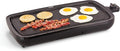 Dash Everyday Nonstick Electric Griddle for Pancakes, Burgers, Quesadillas, Eggs & other on the go Breakfast, Lunch & Snacks with Drip Tray + Included Recipe Book, 20in, 1500-Watt - Black