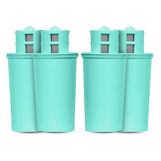 Crystal Quest Alkalizing Water Filter Pitcher Cartridge - Advanced Filtration for Clean, Healthy Water, Enhances Mineralization, Long-Lasting Design, Easy Installation - 1,000 Gallons [Pack of 4]