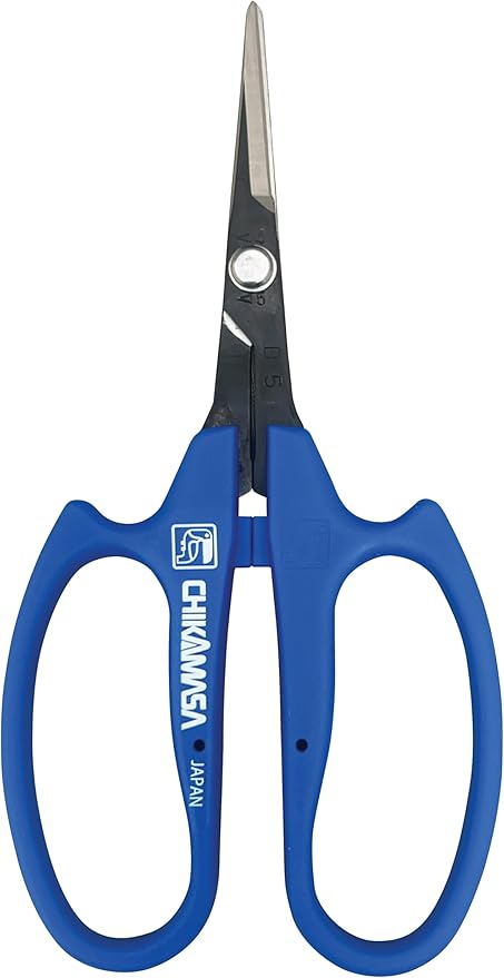 CHIKAMASA B-600H, The Specialty Trimming Precise Scissors, Carbon Steel, for trimming plants, harvesting vegetables and fruit, trimming.