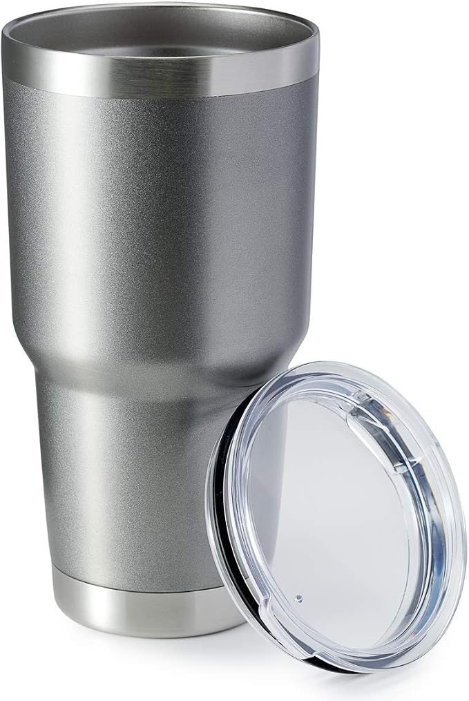 HASLE OUTFITTERS 30oz Stainless Steel Tumbler, Double Wall Vacuum Insulated Travel Mug Tumbler, Durable Insulated Coffee Mug, Gift Box Set (Grey, 1)