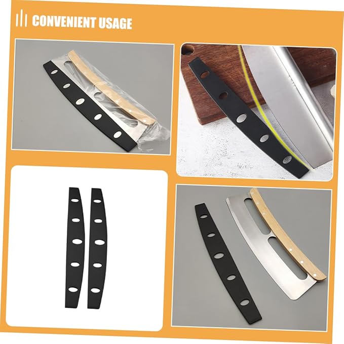 10Pcs Pizza Cutter Blade Cover Half Round Edge Guard Knife Protector for Cutting Portable Sheath for Kitchen Camping Bbq and Picnic Use